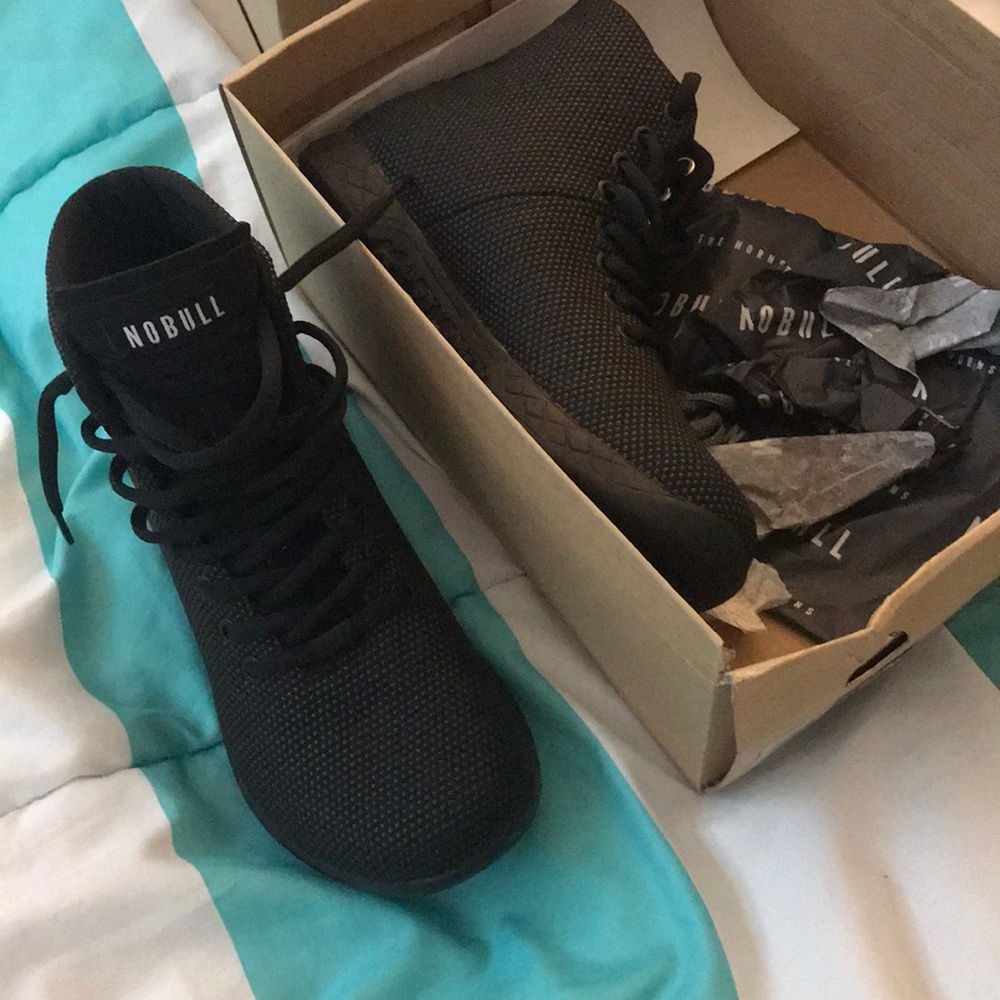 No bull limited edition high top trainers